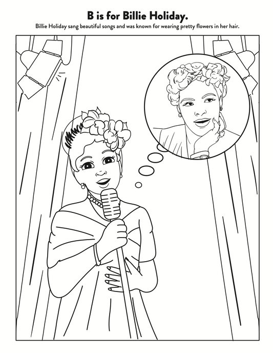 The ABCs of the Harlem Renaissance Coloring Book Sampler (Free Download)