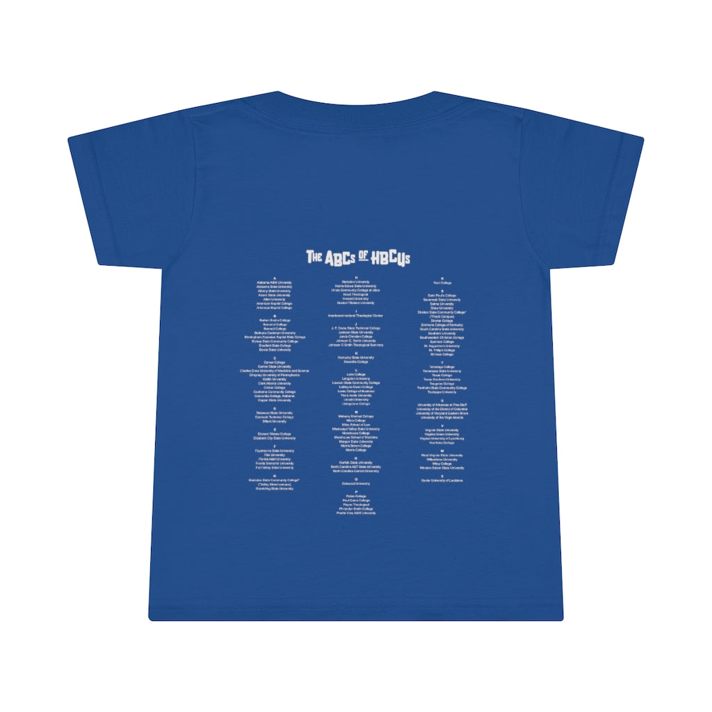 The ABCs of HBCUs Signature Toddler T-shirt