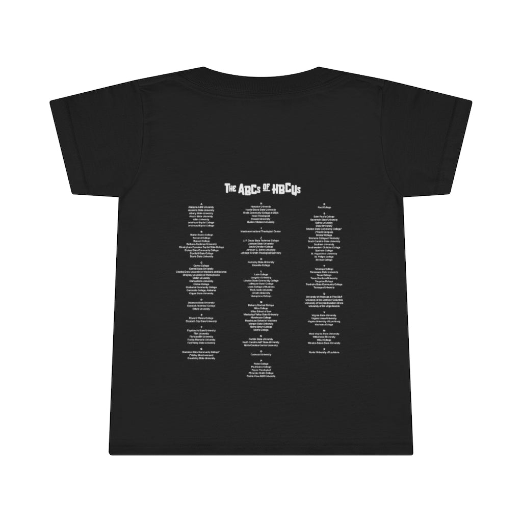 The ABCs of HBCUs Signature Toddler T-shirt