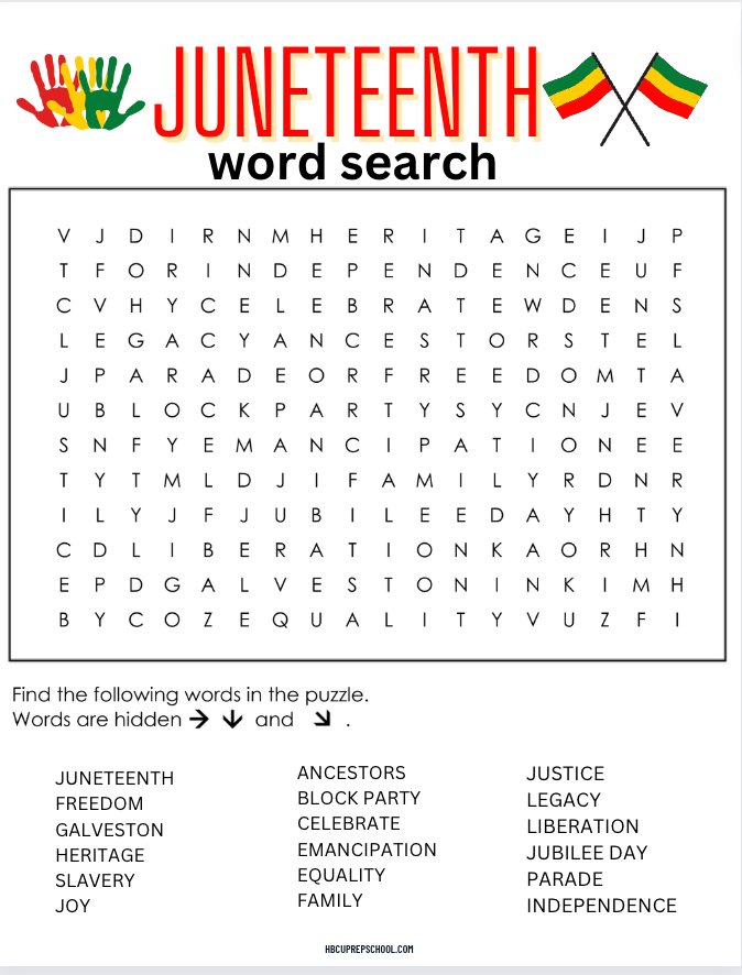 Juneteenth Activity Packet (FREE) – HBCU Prep School juneteenth-activity-packet-free-hbcu-prep-school