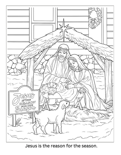 Let it Snow: A Christmas Kwanzaa Coloring Book