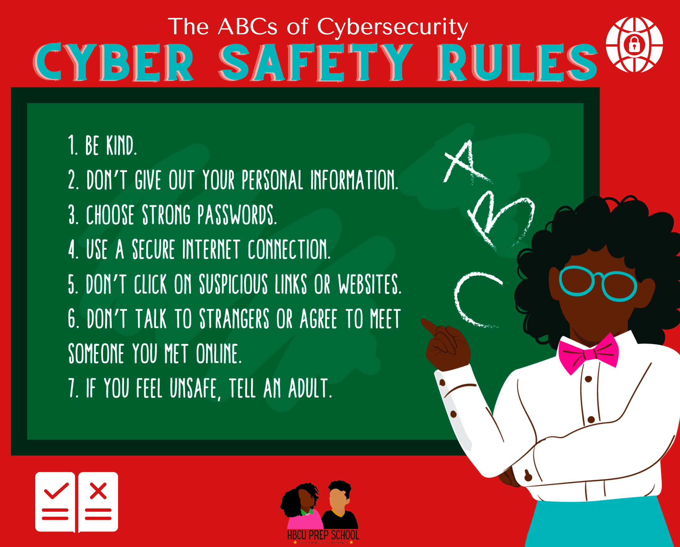 Cyber Safety Poster – HBCU Prep School