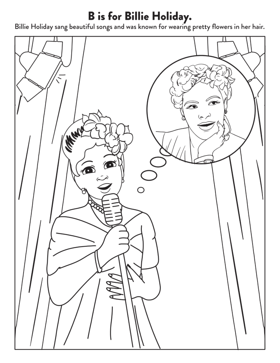 The ABCs of the Harlem Renaissance Coloring Book