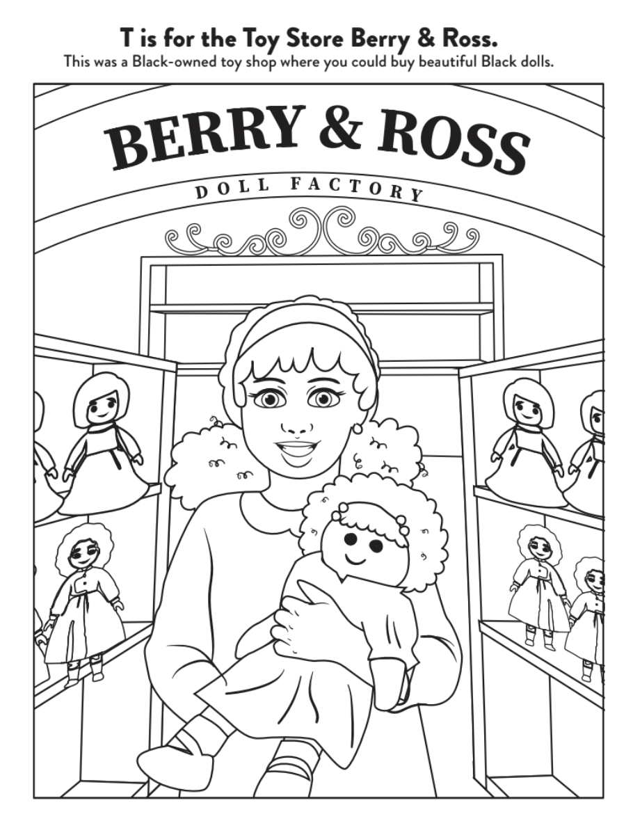 The ABCs of the Harlem Renaissance Coloring Book