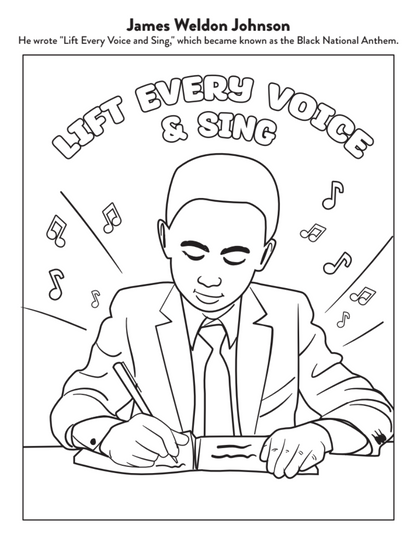 The ABCs of the Harlem Renaissance Coloring Book